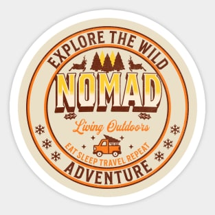 Nomad Explore The Wild Adventure Sticker